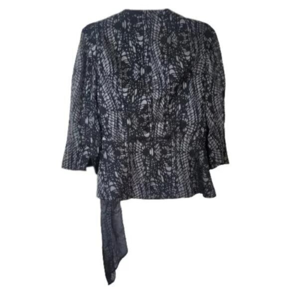 Alex Evenings Wrap Front Side Tie Evening Jacket - Picture 5 of 9